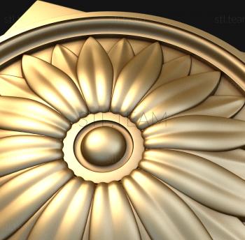 3D модель Остролист в круге (STL)